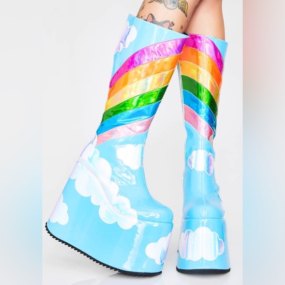 Heavenly Horizon Platform Boots Club Exx Dolls Kill - Picture 3 of 4